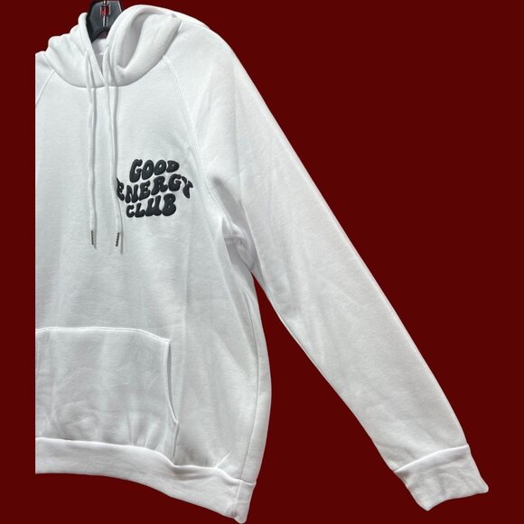 Rue 21 - Men's Long Sleeve Hooded Sweatshirt - White - Medium - Picture 14 of 14